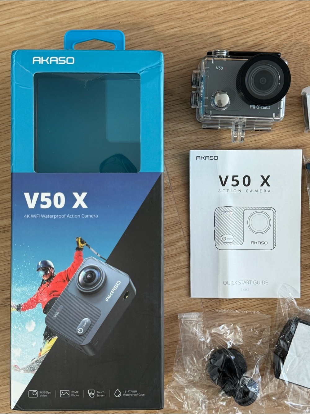 AKASO V50 X Action Camera - Black